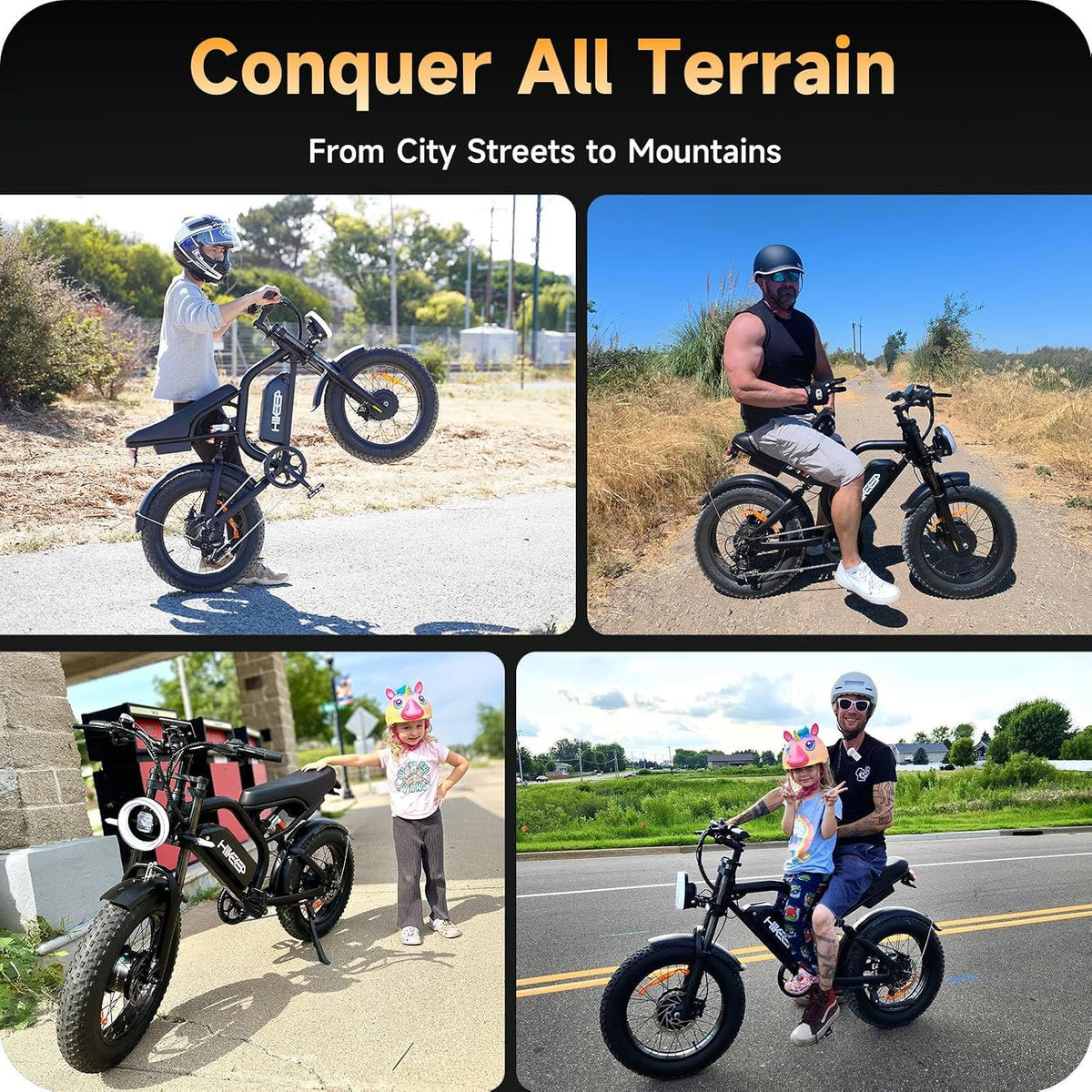 1800Wh Long Range Electric Bike with Fat Tyres, 60V 30Ah Removable Battery, Full Suspension & Hydraulic Brakes