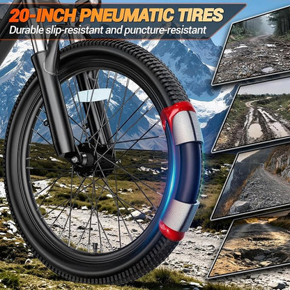 Electric Bike for Adults, 1000W Peak Electric Mountain Bike, 26 Inch Electric Bicycle with 48V Removable Battery, Up to 40 Miles Range, 7-Speed E-Bike with Front Suspension, 3 Riding Modes