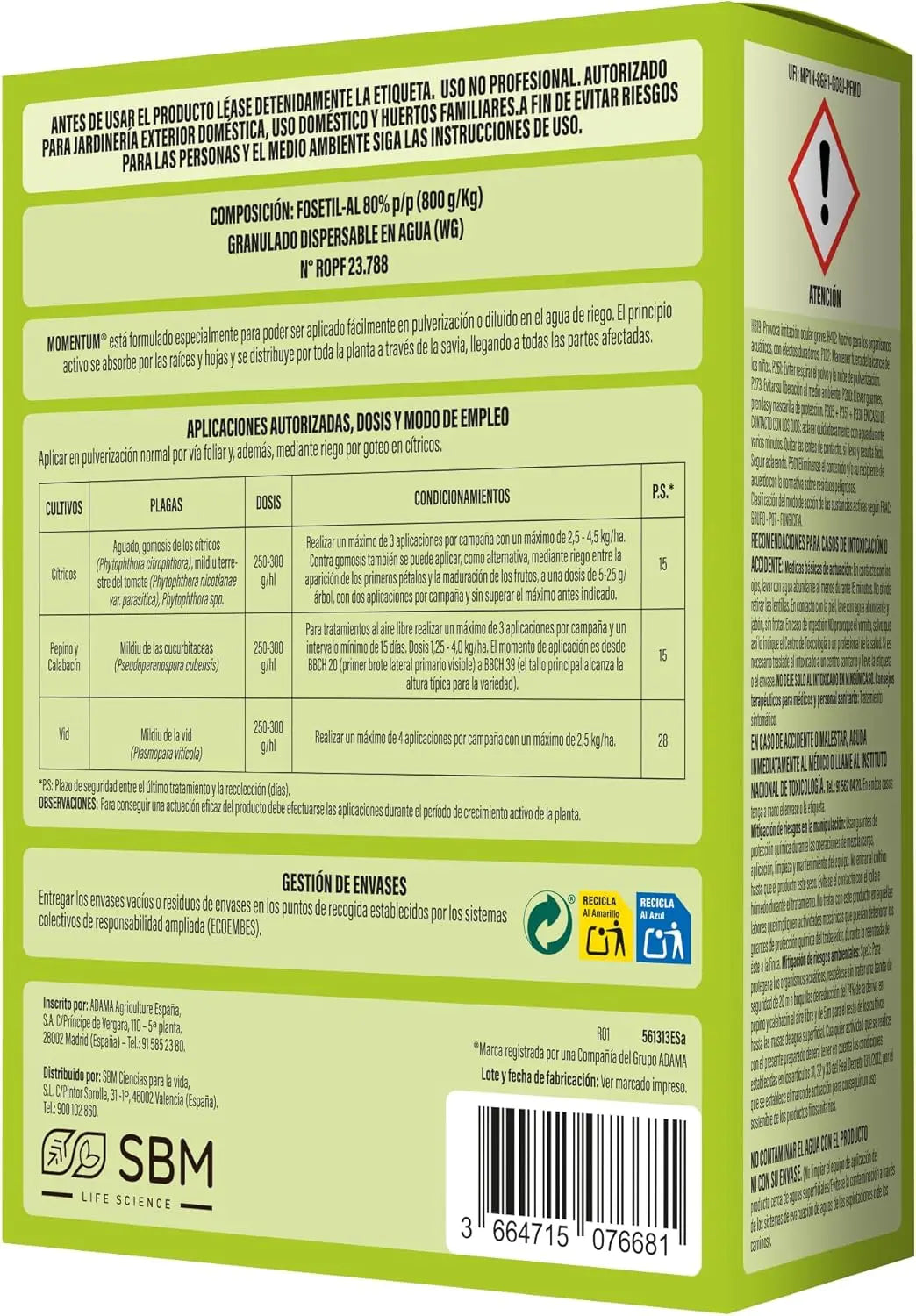 Fongicide gazon Protect garden 500g